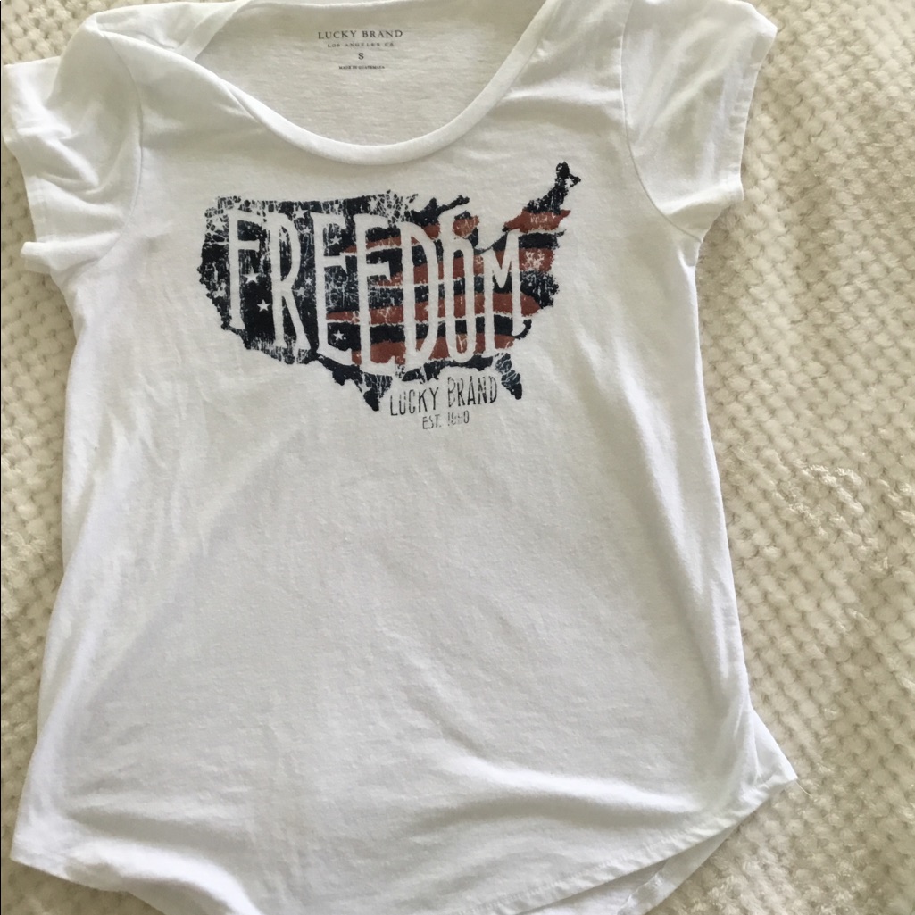 Lucky Brand Womens Freedom Tee Size S
